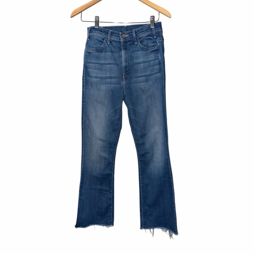 Mother The Hustler Ankle Fray Jeans In Wishful Drinking Size 26 - Picture 2 of 8